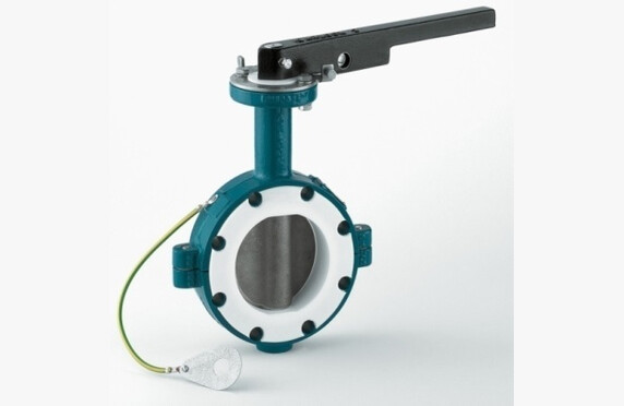 Garlock teflon butterfly valve