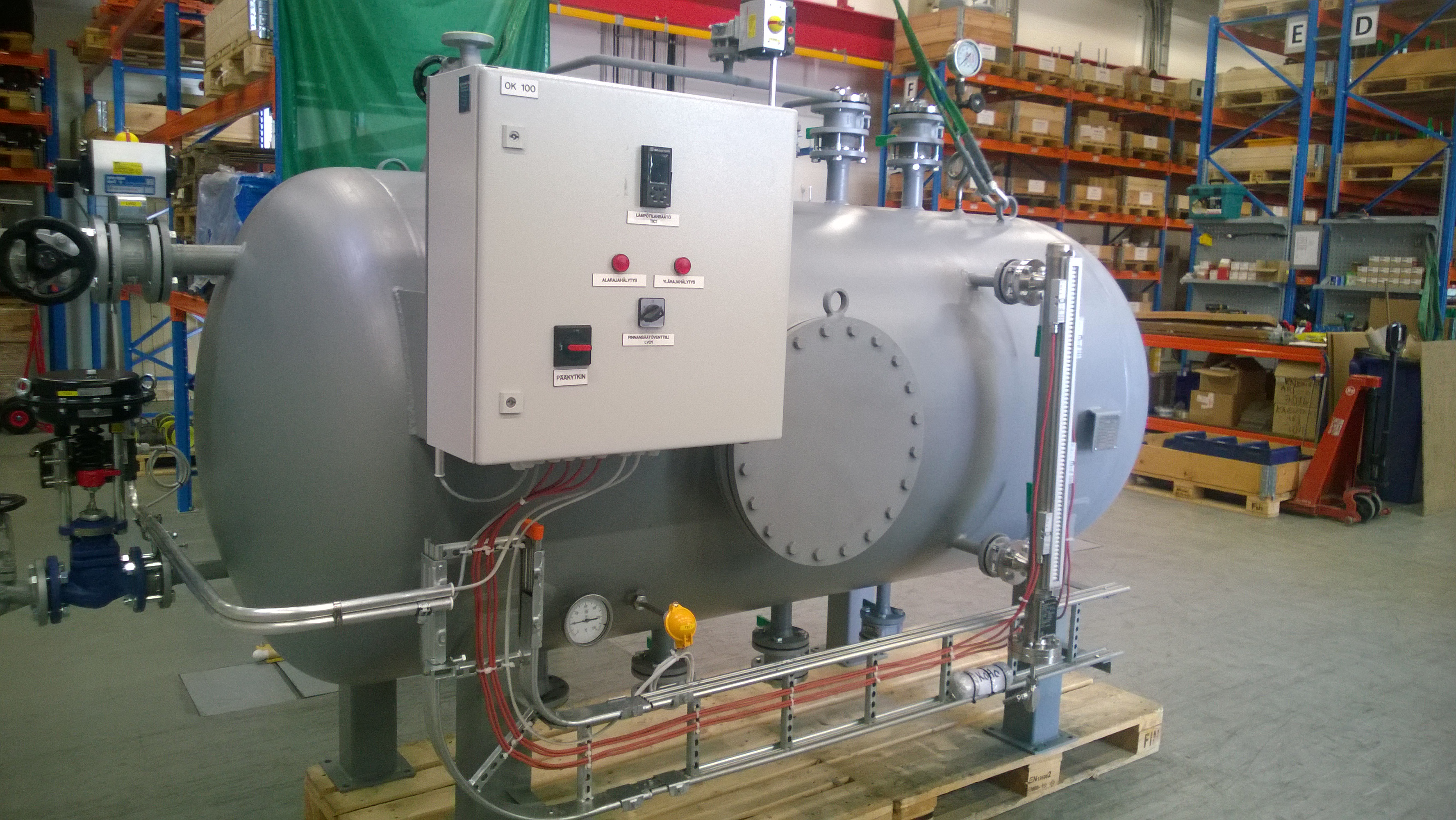 Control center for valve systems